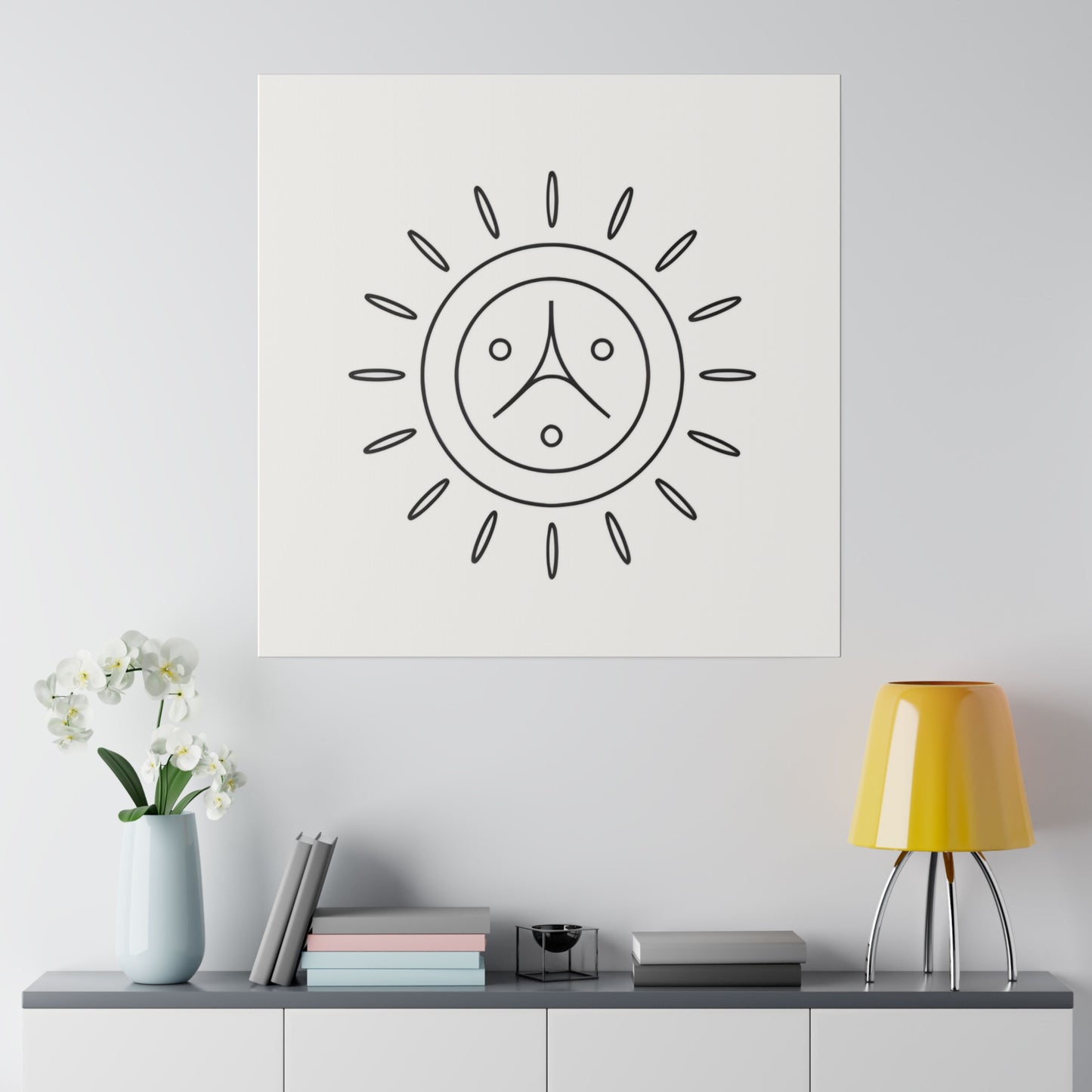 Taino Royalty Symbol Wall Art(Flower of Life Connections)