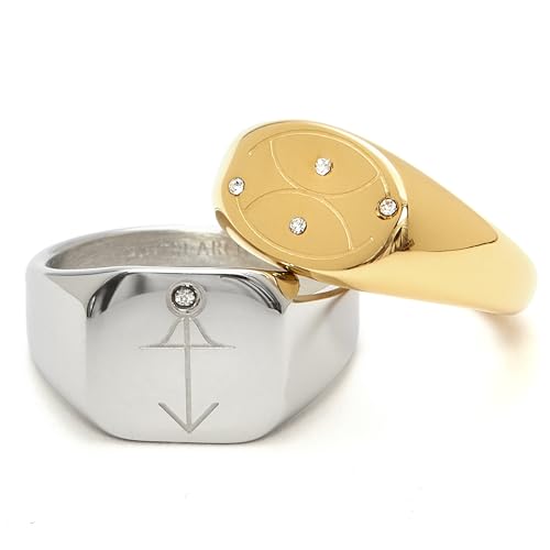 Nishati-x Men's Patriarch Pinky Ring