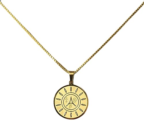 Women's Ancient Caribbean, Central & South American Taino Royalty Symbol Pendant with 18" box chain (Flower of life connection)