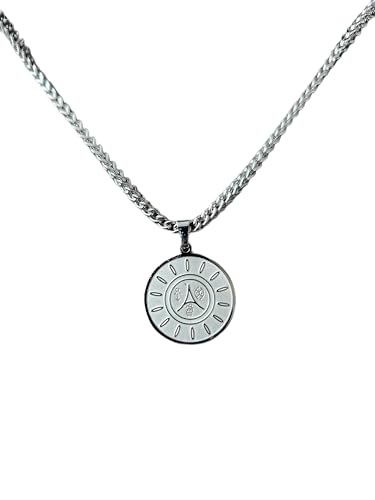 Men's Ancient Caribbean, Central & South American Taino Royalty Symbol Pendant with 22" Franco chain (Flower of life connection)