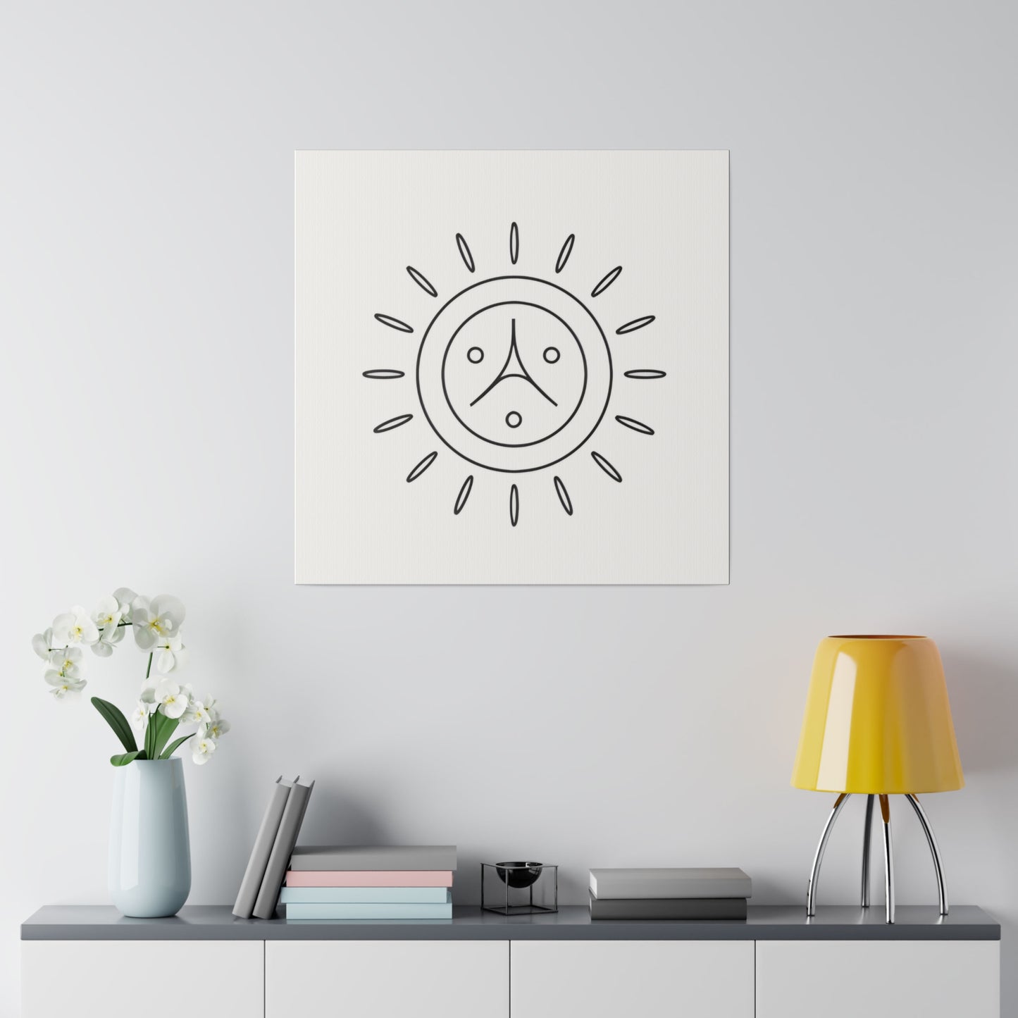 Taino Royalty Symbol Wall Art(Flower of Life Connections)