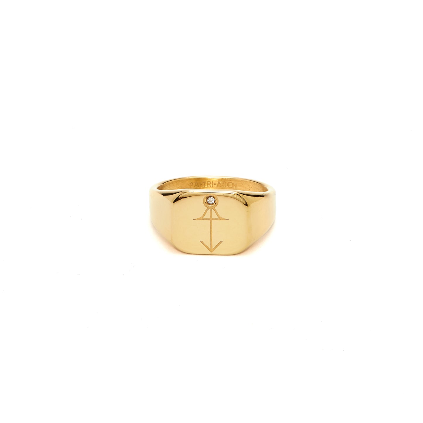 Nishati-x Men's Patriarch Pinky Ring