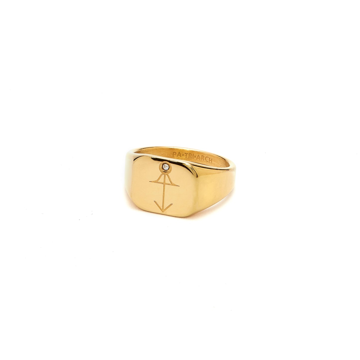 Nishati-x Men's Patriarch Pinky Ring