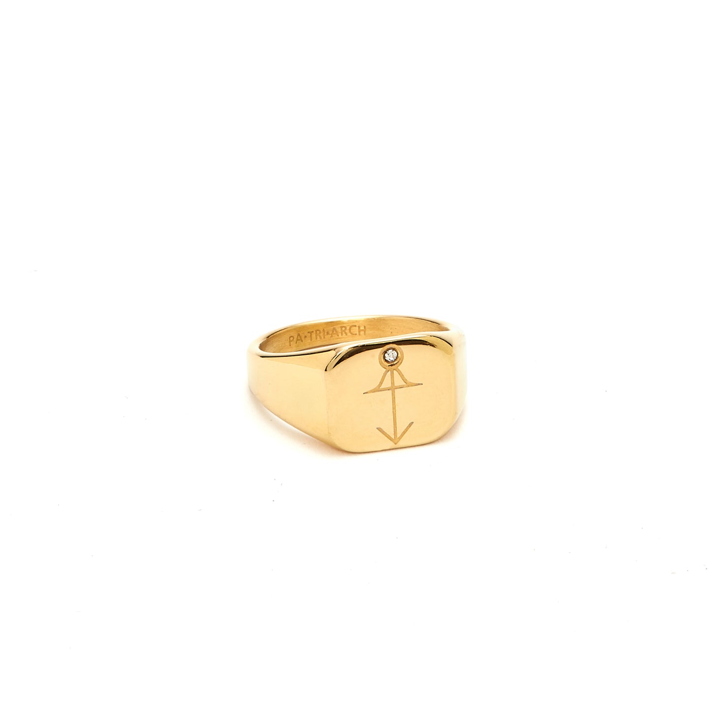 Nishati-x Men's Patriarch Pinky Ring