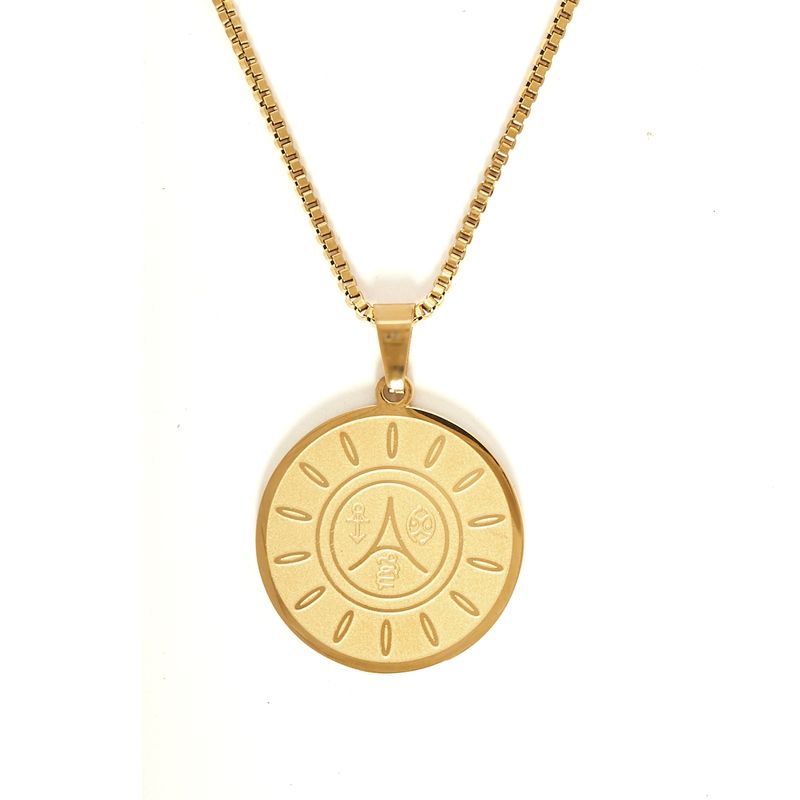 Women's Ancient Caribbean, Central & South American Taino Royalty Symbol Pendant with 18" box chain (Flower of life connection)